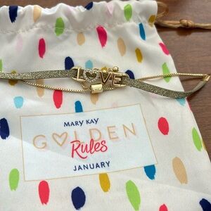 Mary Kay Golden Rules January LOVE Bracelet